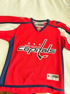 Ovechkin Washington Capitals Red and Navy Hockey Jersey